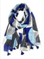 COTTON ABSTRACT PRINT SCARF