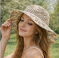 OMBRE STRAW HAT - GREY