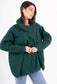 ASYMMETRIC ZIP JACKET - 10-16 - GREEN