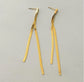 STAINLESS STEEL CHAIN DROP EARRINGS