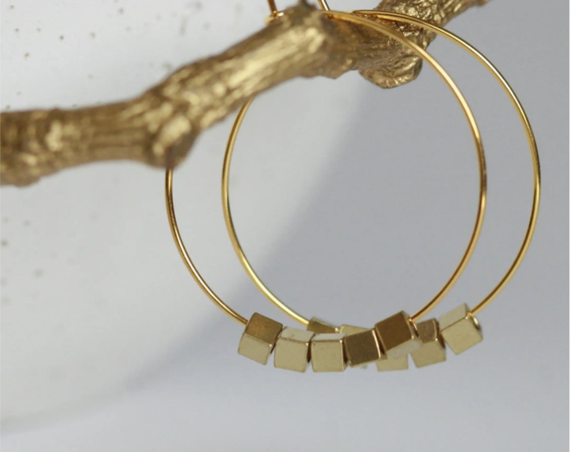 KAIKO - BRASS HOOPS
