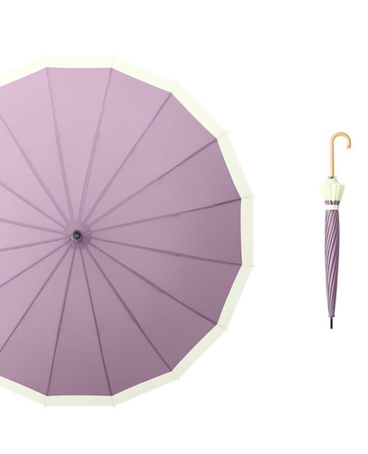 LILAC WOODEN HANDLE UMBRELLA ( CLICK & COLLECT ONLY )