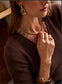 FRILL NECK KNIT - 8-10 - CHOCOLATE