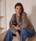 STRIPE KNIT - 10-14/16- BURGUNDY