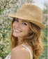 STRAW TRILBY - TAUPE