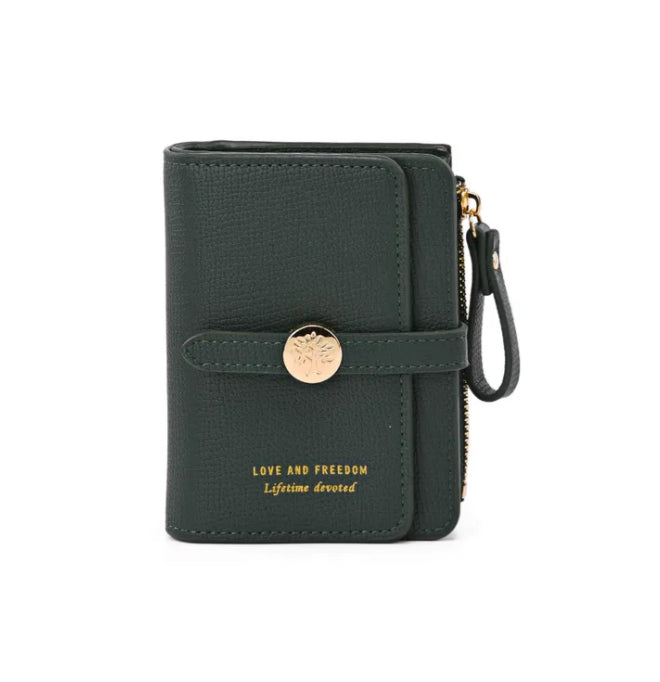 CARD WALLET - BOTTLE GREEN