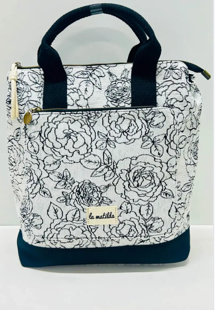 FABRIC PRINT BACKPACK