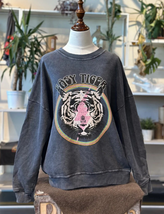VINTAGE WASH GRAPHIC SWEATSHIRT - 10-16