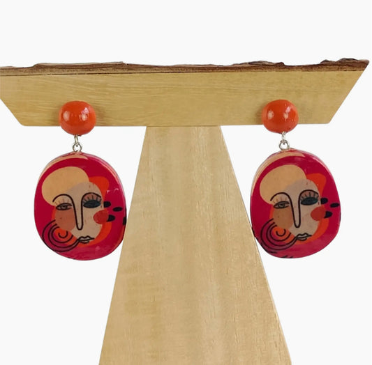 DECOUPAGE EARRINGS
