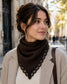 LACE TRIM TRIANGLE SCARF