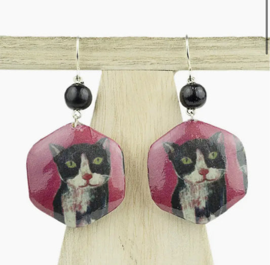 DECOUPAGE EARRINGS
