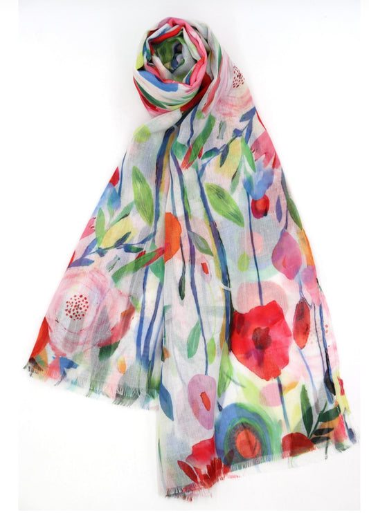 FLORAL PRINT SCARF