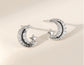 CRYSTAL MOON EARRINGS