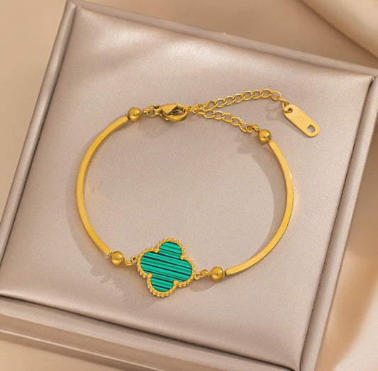 PETAL BRACELET - GREEN