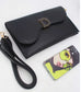BLACK ENVELOPE CLUTCH