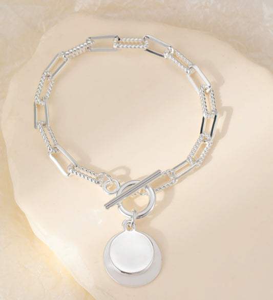 T-BAR DISC BRACELET