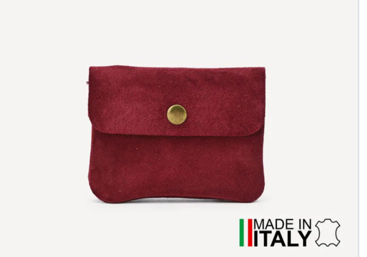 SUEDE CARD WALLET
