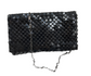 CHAINMAIL EVENING CLUTCH - BLACK