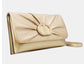 RUCHED OCCASION BAG - GOLD