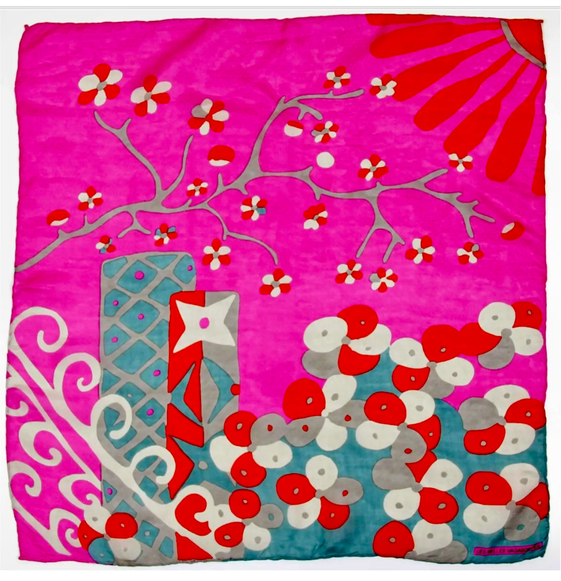 SILK SQUARE SCARF
