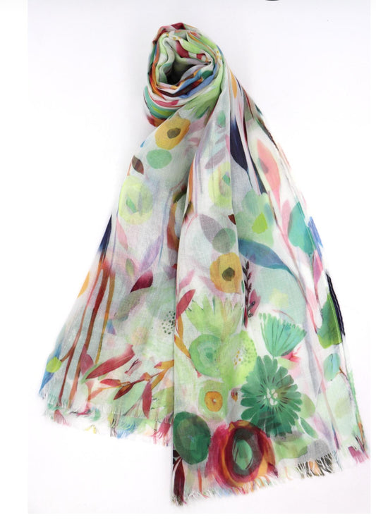 FLORAL PRINT SCARF